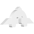 thumbnail image 1 of 48"W x 18"H x 4"D x 6"F, 9/12 Pitch, Ericson Architectural Grade PVC Gable Bracket, 1 of 8