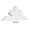 thumbnail image 1 of 48"W x 18"H x 4"D x 6"F, 9/12 Pitch, Kennewick Architectural Grade PVC Gable Bracket, 1 of 8