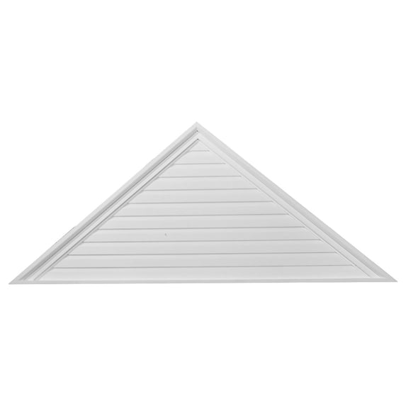 48"W x 20"H x 2 1/4"P, Pitch 10/12 Triangle Gable Vent, Non-Functional