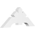thumbnail image 1 of 48"W x 20"H x 4"D x 6"F, 10/12 Pitch, Vanguard Architectural Grade PVC Gable Bracket, 1 of 8