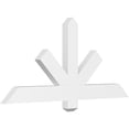 thumbnail image 1 of 48"W x 22"H x 2"D x 4"F, 11/12 Pitch, Kennewick Architectural Grade PVC Gable Bracket, 1 of 8