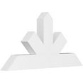 thumbnail image 1 of 48"W x 24"H x 4"D x 6"F, 12/12 Pitch, Saratoga Architectural Grade PVC Gable Bracket, 1 of 8