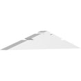 thumbnail image 1 of 48"W x 8"H x 4"D x 4"F, 4/12 Pitch, Saratoga Architectural Grade PVC Gable Bracket, 1 of 9