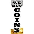 thumbnail image 1 of 48" WE BUY COINS VERTICAL DECAL sticker silver gold sell rare cash bullion diamonds, 1 of 1