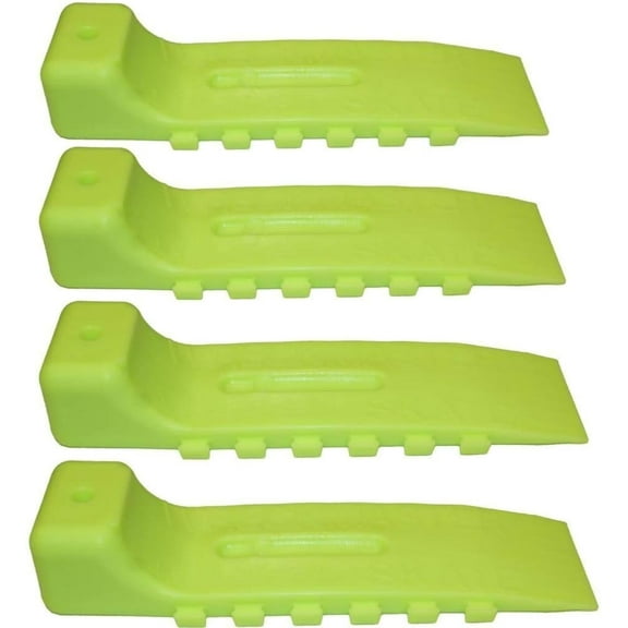 48-WSN, Neon Green! Set of Four Wreckmaster Tire Skates for Tow Truck, Wrecker, Rollback, Flat Bed, Carrier