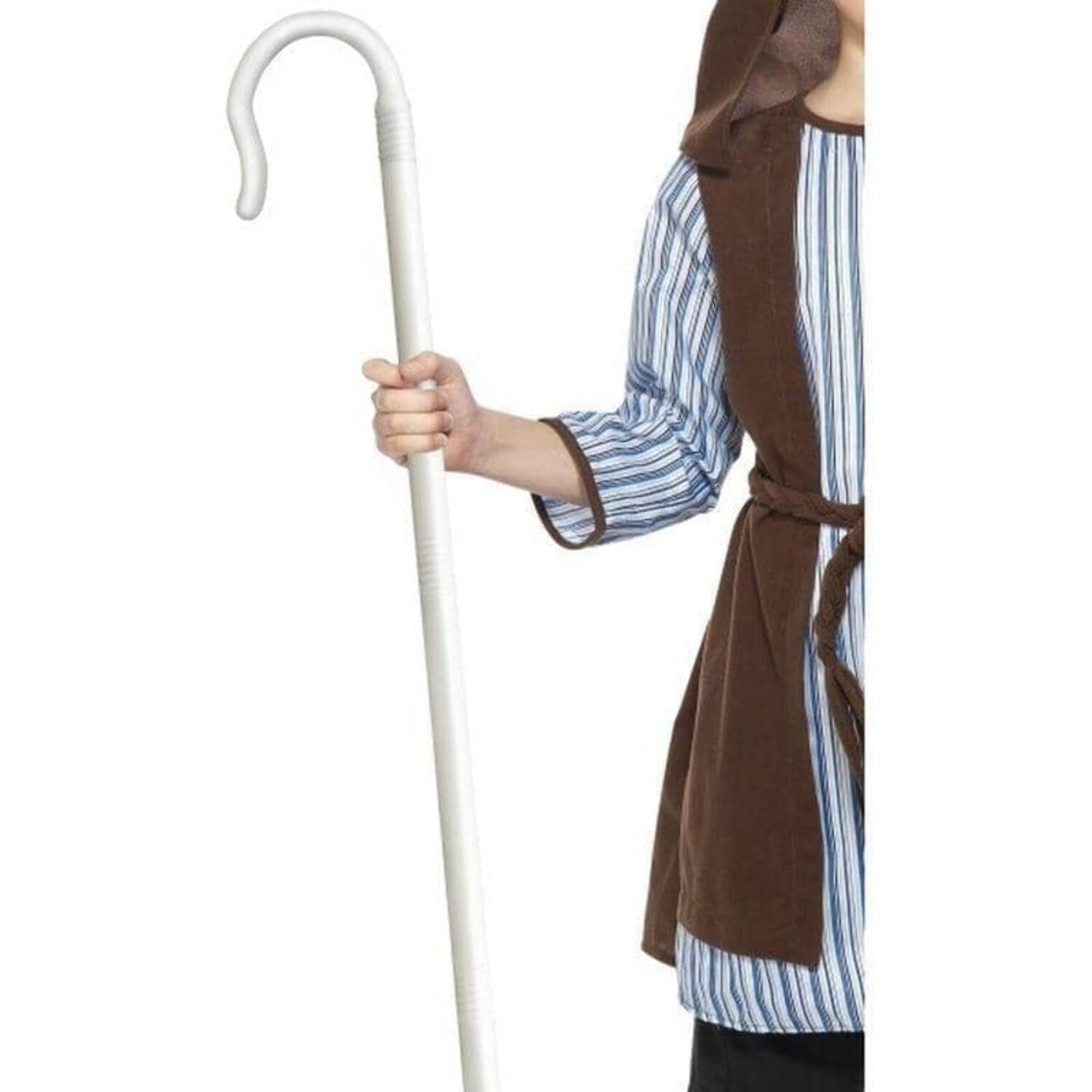 Shepherds Extendable Staff Kids White