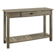 thumbnail image 1 of 48" Wood Country Style Entry Console Table - Gray Wash, 1 of 9