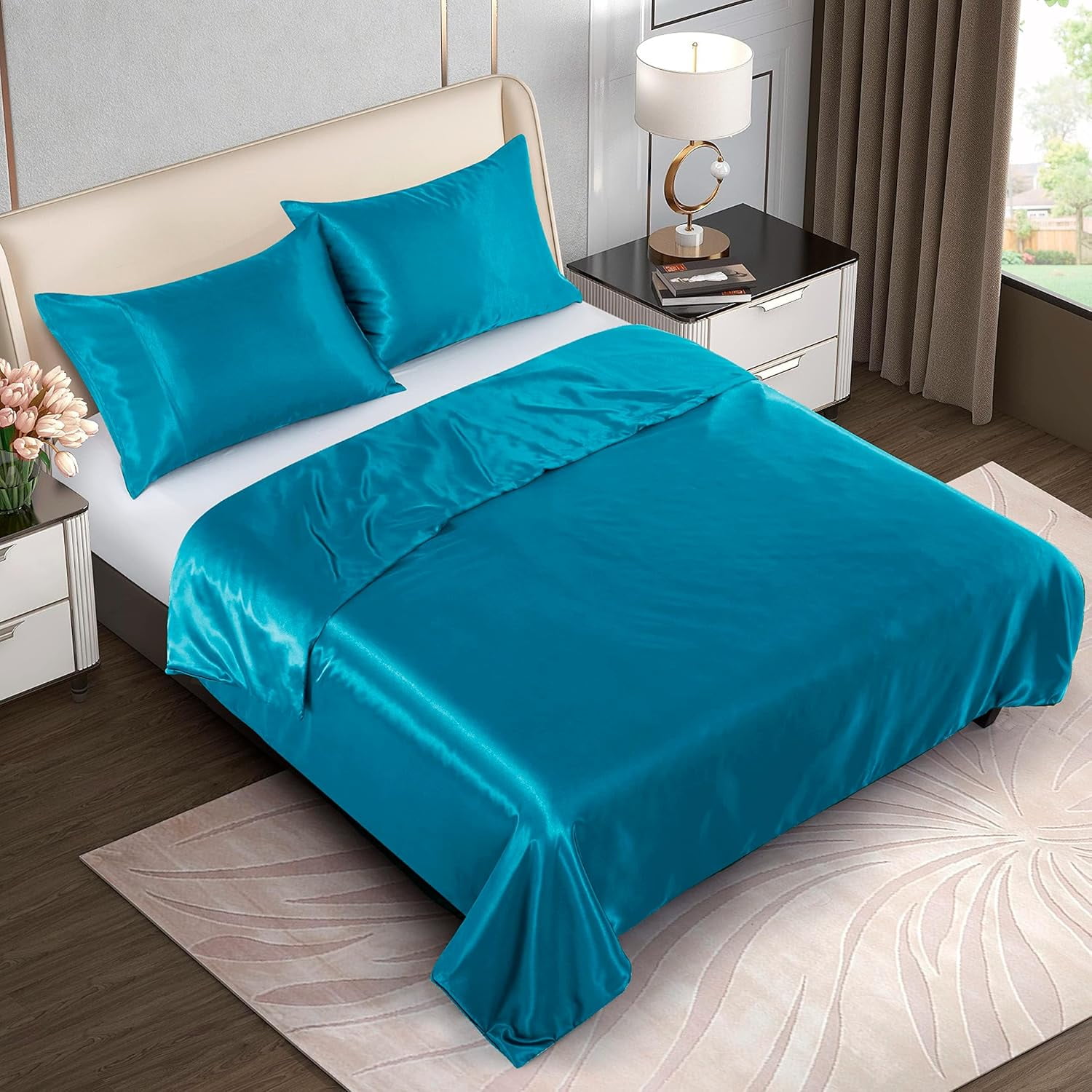 48 X72 Duvet Cover For Weighted Blanket Teal Satin Weighted Blanket Cover Walmart