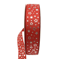 thumbnail image 1 of 48 Yards 1 Inch Wide Stars Printed Ribbons, Ribbons with Stars for Hair Bows Gift Wrapping and Craftred, 1 of 4