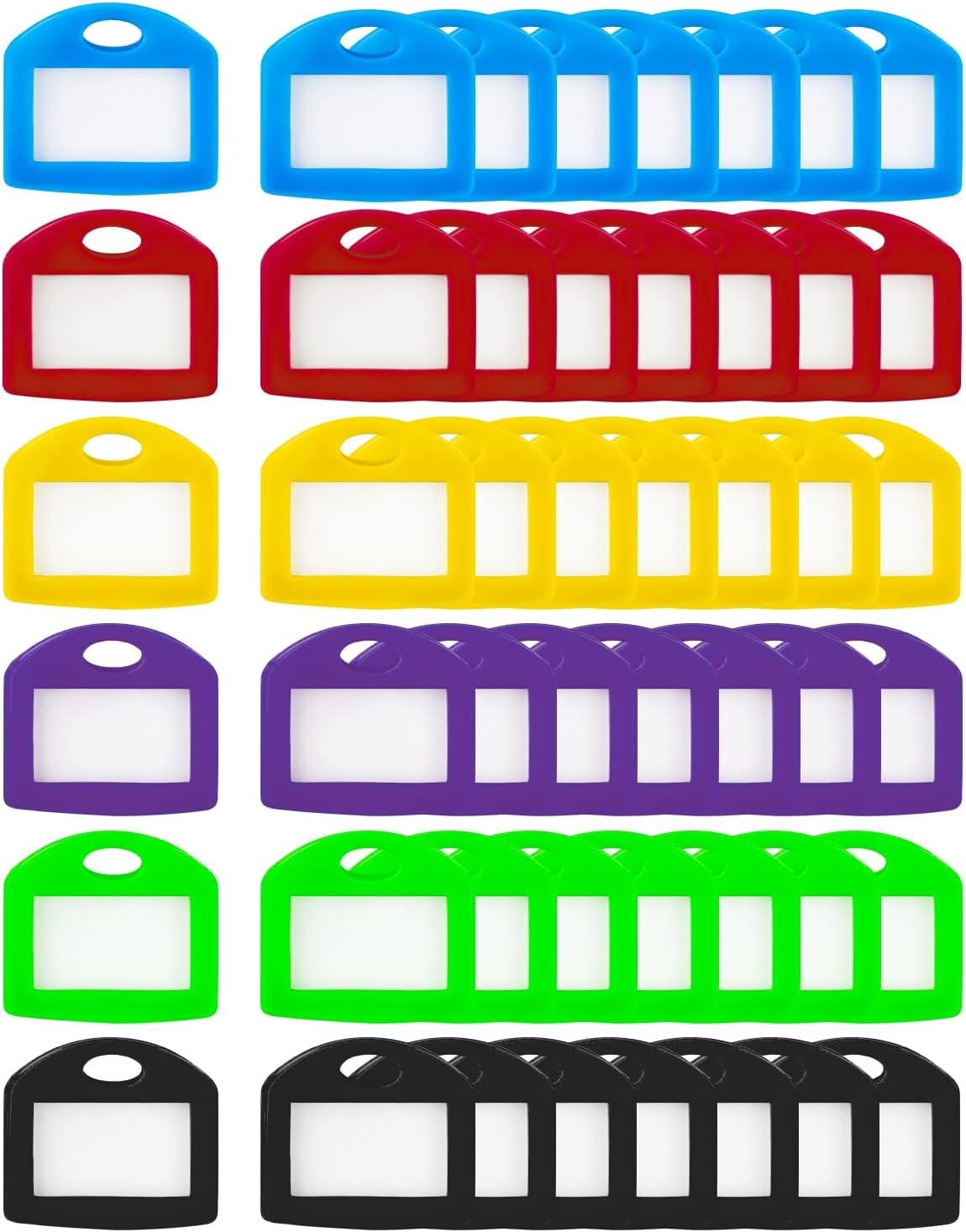 48 count Key Covers Caps 1 Inch Key Covers Protectors with Blank Paper ...