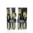 thumbnail image 1 of 48 ct Polished Gold Assorted Cutlery Lillian Extra Heavy Weight Plastic Utensils, 1 of 3