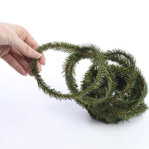 48 feet of Flexable, Bendable, Twistable Artificial Mini Pine Roping ...