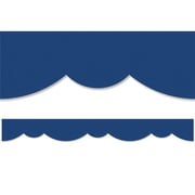 48 ft. Blue Stylish Scallops EZ Border Trim, Pack of 3