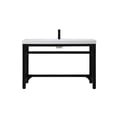 thumbnail image 1 of 48 in. Ada Compliant Single Bathroom Metal Vanity, Black, 1 of 1