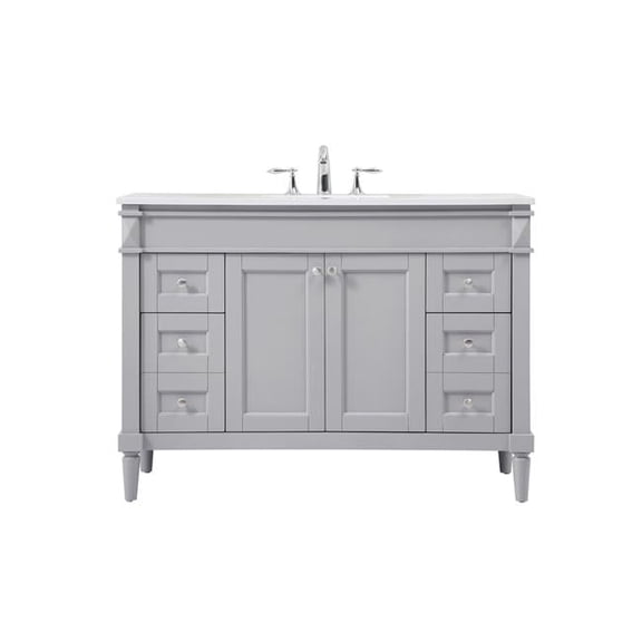 48 in. Bennett Single Bathroom Vanity, Grey