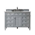 thumbnail image 1 of 48 in. Brittany Urban Gray Single Vanity with 3 CM Eternal Serena Quartz Top, 1 of 1