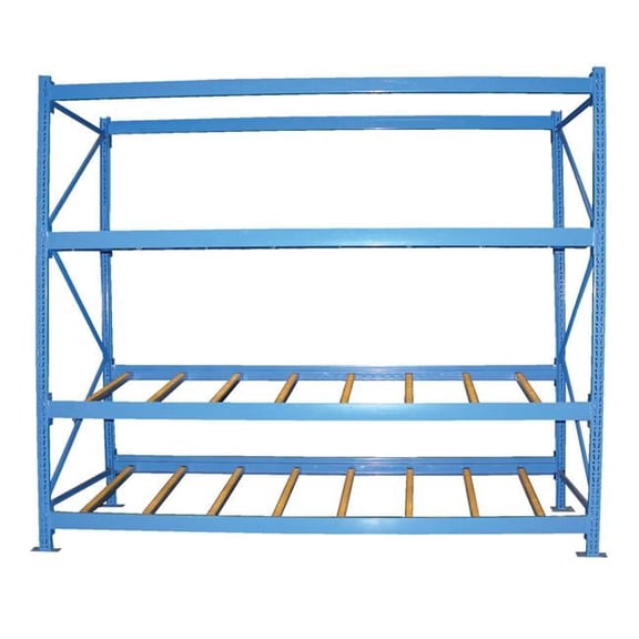 48 in. Carton 3 Flow Levels Rack