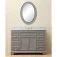 thumbnail image 1 of 48 in. Cashmere Gray Single Sink Bathroom Vanity - Derby Collection - Chrome, 1 of 1