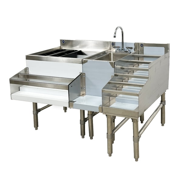 48 in. Commercial Underbar Counter Cocktail Drink Station Bar Equipment NSF Certified
