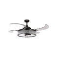 thumbnail image 1 of 48 in.  Corbelle with Smoke Blades Ceiling Fan, Antique Black, 1 of 1