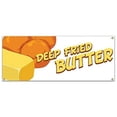 thumbnail image 1 of 48 in. Deep Fried Butter Banner with Concession Stand Food Truck Single Sided, 1 of 1