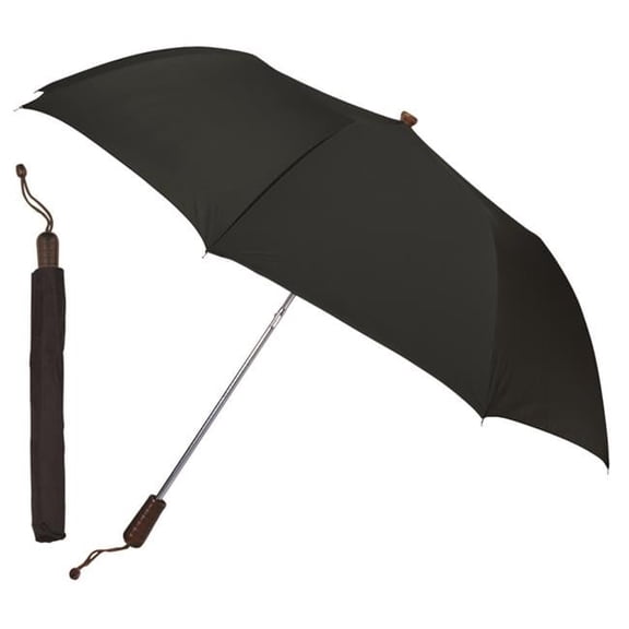 48 in. Folding Umbrella Black