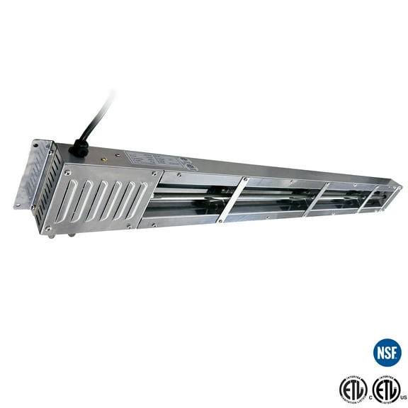 48 in. Food Warmer Lamp, Electric Strip Heater 1200W Food Warmer 120V Hanging Chandelier NSF ETL