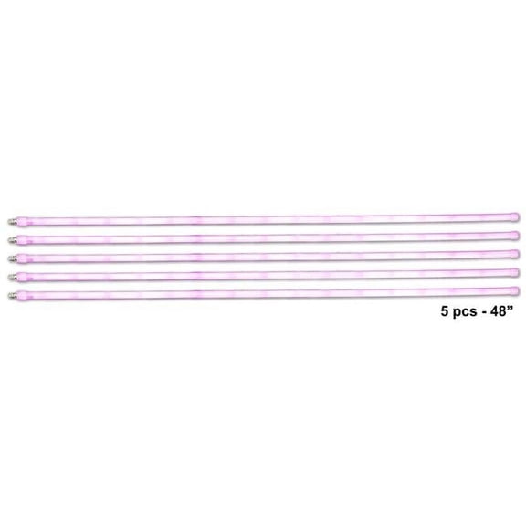 48 in. Icetubes Light, Pink - Pack of 5