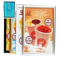 thumbnail image 1 of 48 in. LED Advertising Light Box, Set of 4 Pieces, Black Color, LED Magnetic Menu Board Signs 31.5''Wx47.3''H, 1 of 6