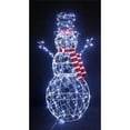 thumbnail image 1 of 48 in. LED Lighted Snowman Yard Decor, Cool White, 1 of 1