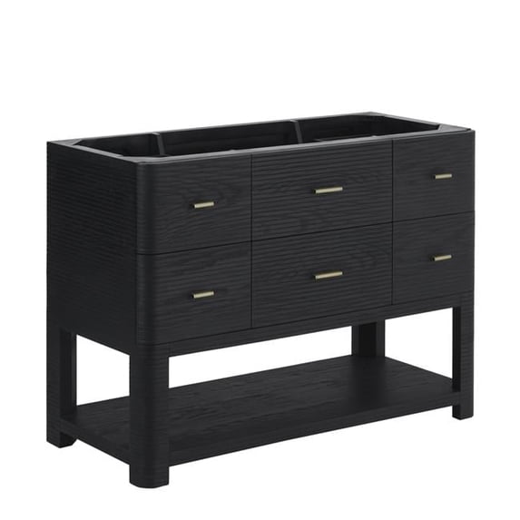 48 in. Lucian Single Vanity, Carbon Oak