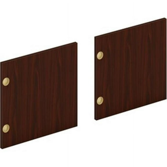 48 in. Mod Laminate Doors, Mahogany - Set of 3