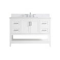 thumbnail image 1 of 48 in. Single Bathroom Vanity, White with Backsplash, 1 of 1