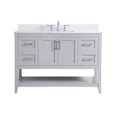 thumbnail image 1 of 48 in. Single Bathroom Vanity with Backsplash in Grey, 1 of 1