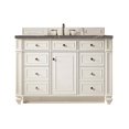 thumbnail image 1 of 48 in. Single Vanity, Bright White with 3 cm Parisien Bleu Quartz Top, 1 of 1