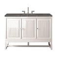 thumbnail image 1 of 48 in. Single Vanity, Glossy White with 3 cm Parisien Bleu Quartz Top, 1 of 1