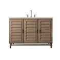 thumbnail image 1 of 48 in. Single Vanity Whitewashed Walnut with 3 cm Lime Delight Quartz Top, 1 of 1