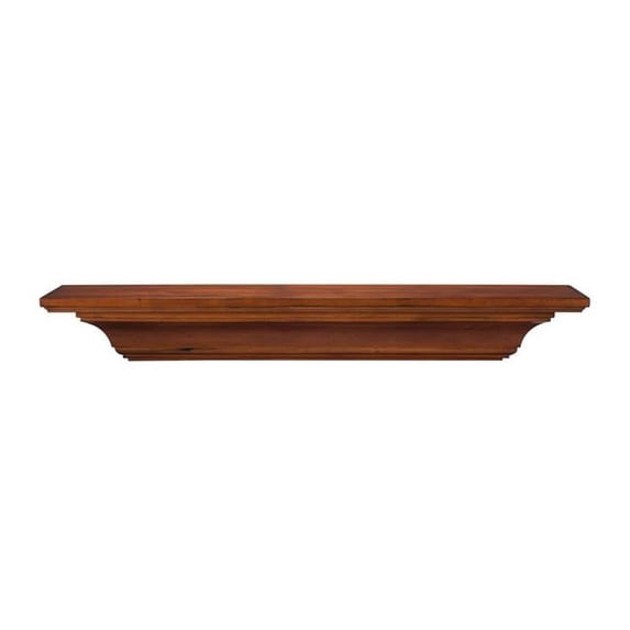 48 in. The Homestead Shelf or Mantel Shelf Finish, Antique Birch