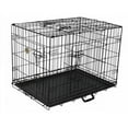 thumbnail image 1 of 48 in. Three-Door Metal Dog Crate with Divider, 1 of 1