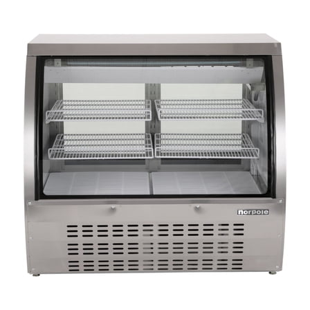 48 in. W 18 cu. ft. Commercial Specialty Refrigerated Deli Case, in Stainless