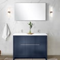 thumbnail image 1 of 48 in. W Navy Blue | Two Cabinets, Three Drawers Storage | Bathroom Vanity, 1 of 3
