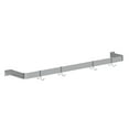 thumbnail image 1 of 48 in. Wall-Mounted Stainless Steel Single-Line Pot Rack, 1 of 6