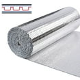 thumbnail image 1 of 48 in. x 10 ft. Radiant Barrier Bubble Aluminum Foil Reflective Insulation, 1 of 5