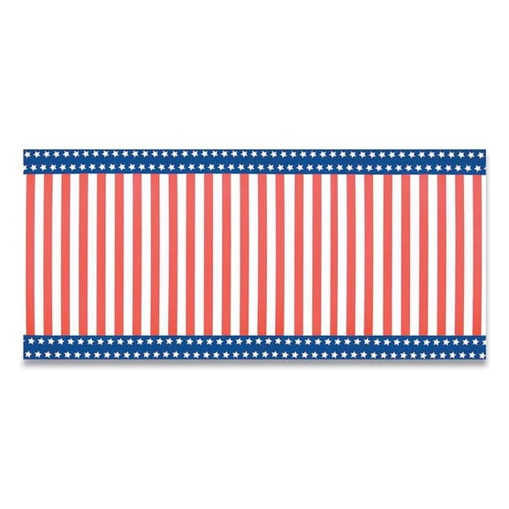 48 in. x 25 ft. Corobuff Corrugated Stars & Stripes Paper Roll