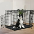48 inch, Extra Large Dog Crate, Wire Dog Crate With Removable Tray And