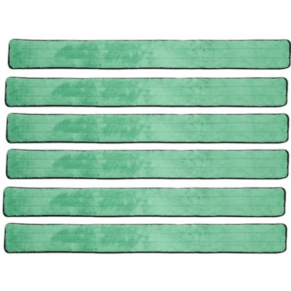 48 inch Industrial and Commercial Microfiber Dry Dusting Mop Pad for Flat Frames By Real Clean