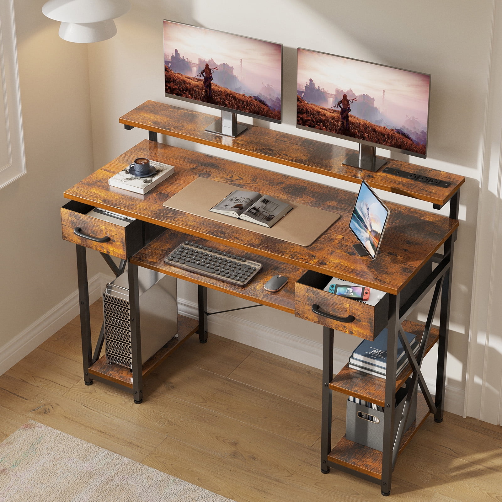 KKL 48 inch Height Adjustable Home Office Desk with Australia | Ubuy