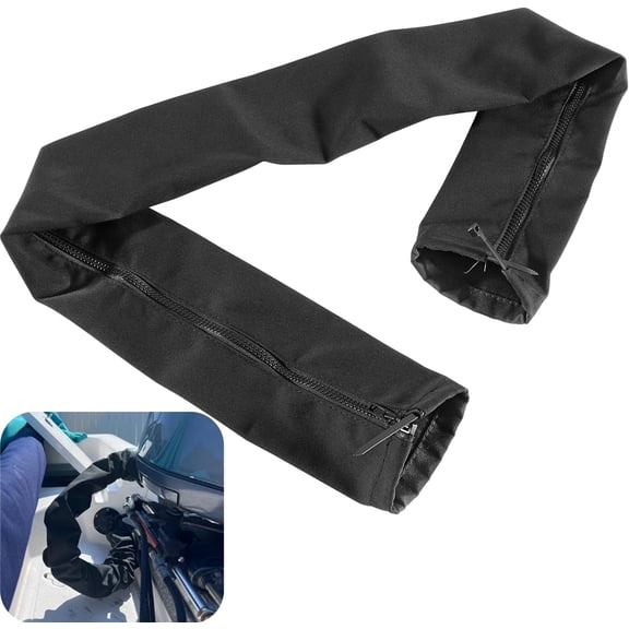 48-inch long black zipper-style sling, -1- shell, cable organization