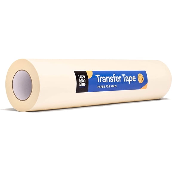 48 inch x 100 Yard Roll of Vinyl Transfer Tape Paper with Layflat Adhesive. Premium-Grade Application Tape for Vinyl Graphics and Sign Making