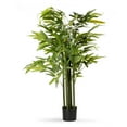 48 inches Artificial Bamboo Tree in Black Nursery Pot